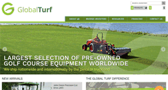 Desktop Screenshot of globalturfequipment.com