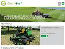 Tablet Screenshot of globalturfequipment.com